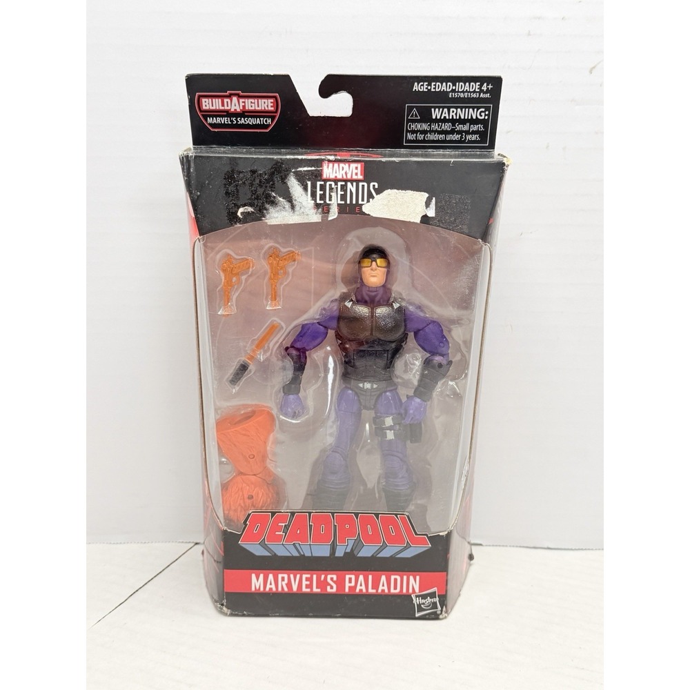 Marvel Legends 2017 Deadpool Series PALADIN 6" NIB with BAF Sasquatch